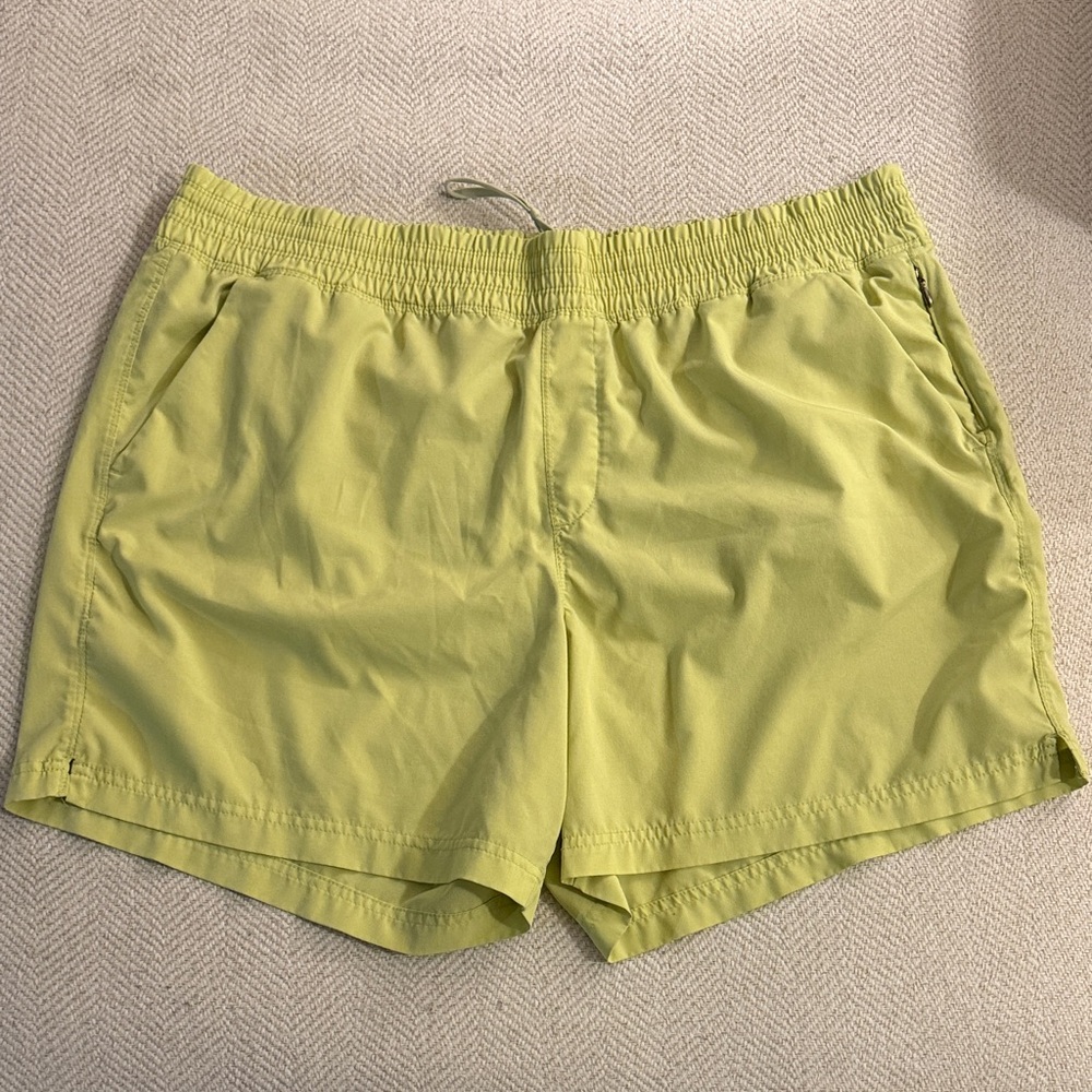 Women's Lime Green Athletic Shorts